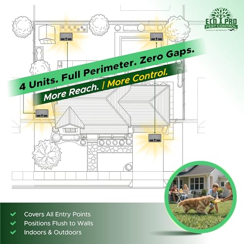 Mouse Bait Station | 4-Pack Indoor & Outdoor Mouse Bait Stations | Bait (Not Included) is Secured by Lock & Key | Pet & Child-Safe Alternative to Mouse Traps | for Mice Only - Small Size - size: 4-Pack Small