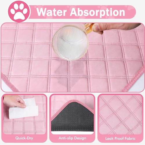 Sieidihit Dog Cat Playpen Tent Crate Cage with Washable Pee Pad, Small Pink | Pet Nursing Enclosure Camping Rest Zone for Recovering Pets New Pet Quarantine Room Portable Pop Up Easy Set up lightweight - color: Pink with Pad