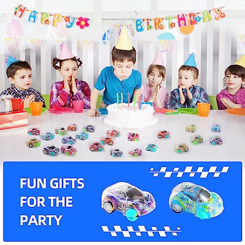 50 Pcs Mini Pull Back Cars Set, Pull Back Racing Vehicles for Kids Toddlers, Bulk Toys Party Favors Treasure Box, Classroom Prizes, Pinata Fillers,Goodie Bag Stuffers for Boys Girls