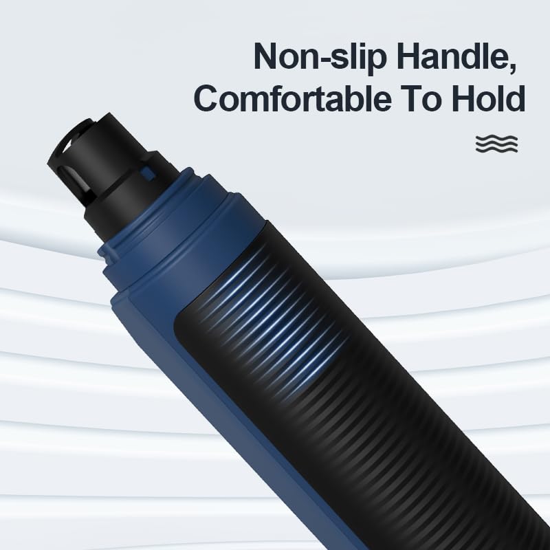 Ultra Quiet Electric Pet Nail Grinder with LCD Display, Dual LED Lights, USB Rechargeable, Midnight Blue