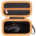 Case for ProtoArc Ergonomic Mouse, Travel Carrying Case Compatible with ProtoArc EM11 NL Bluetooth Rechargeable Wireless Vertical Mouse (Black-Orange) - color: Black-Orange