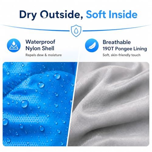 Sleeping Bags for Adults & Kids, Lightweight Camping Sleeping Bag | Waterproof Backpacking Sleeping Bag for Girls, Boys & Teens, Warm 3-Season Design for Hiking, Camping & Outdoor Travel - color: 3lb-Blue