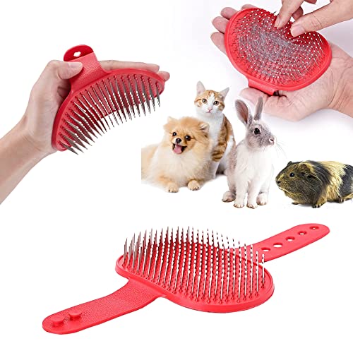 13 PCS Small Animal Grooming Supplie, Nail Clipper and Trimmer, Pet Hair Remover Comb, Small Animal Massage Brush Double-Sided Comb and Toothbrush for Dog Bunny Rabbit Hamster