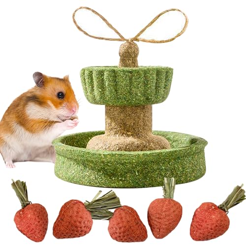 Hamiledyi Guinea Pig Chew Toys Rabbit Chew Toys for Teeth Natural Hamster Treats Prevent Teeth Overgrowth for Syrian Hamsters Gerbils Rat Bunny Chinchilla Small Animals - style: Style A