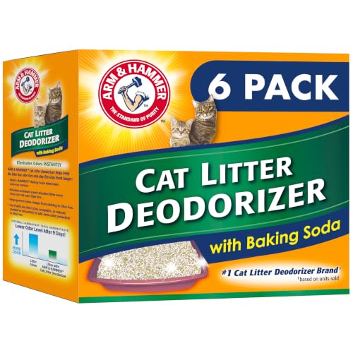 ARM & Hammer Cat Litter Deodorizer Double Duty, 20 oz, 6 Pack - size: 20 oz (Pack of 6), style: Double Duty