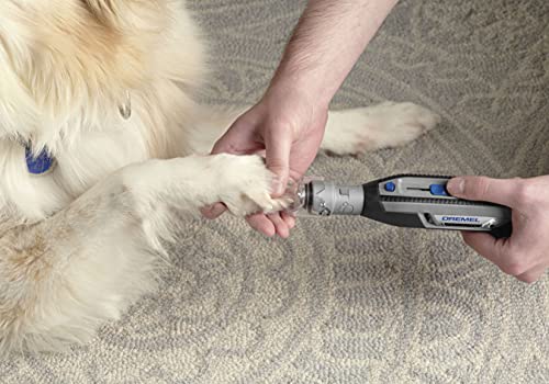 Dremel PawControl 7760-PGK Dog Nail Grinder and Trimmer - Cordless & Rechargeable Pet Grooming Tool Kit - Safe and Humane for Dogs, Cats, and Small Animals - style: 7760-PGK