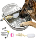 Automatic Dog Water Dispenser - Auto Filling Water Bowl for Dogs, Cats, Chickens and Livestock - Indoor Outdoor Pet Waterer Feeder with Float Valve