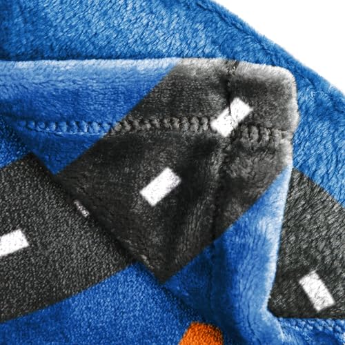 Jay Franco Kids Plush Throw Blanket – Soft & Cozy Fleece Throw for Bedroom & Couch Décor, Official Licensed Product, Blue - Blippi, 60x90 - Large Blanket - color: Blue - Blippi, size: 60x90 - Large Blanket