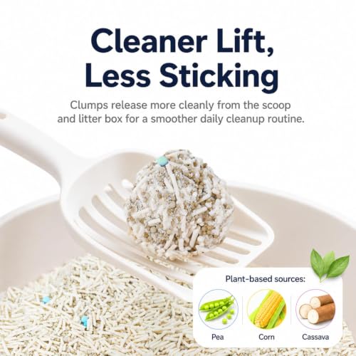 OPET Mixed Tofu Bentonite Multi-Cat Cat Litter 18LB, Strong Fast Clumping Kitty Litter, 99.9% Dust Free & Low Tracking, High Absorbent & Odor Control, Natural Pet Litter (Fresh)