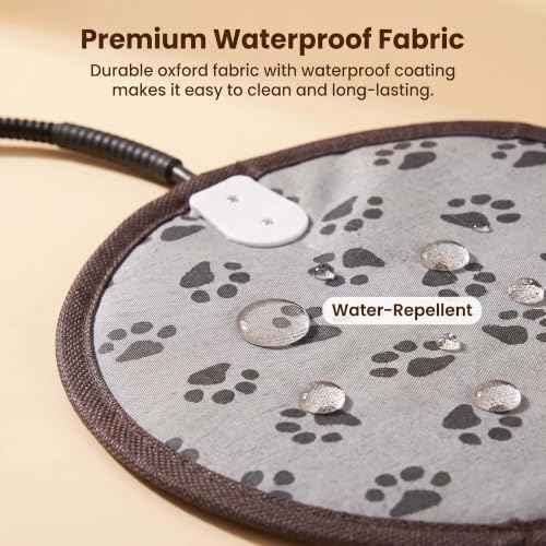 Chicken Heating Pad,Small Animal Rabbit Guinea Pig Heated Bed Mat,Black | Fire Retardant;With Chew Resistant Steel Cord;Guinea Pig Squirrel Hedgehog Chinchilla Winter Warm Heated Bed Mat - color: Black