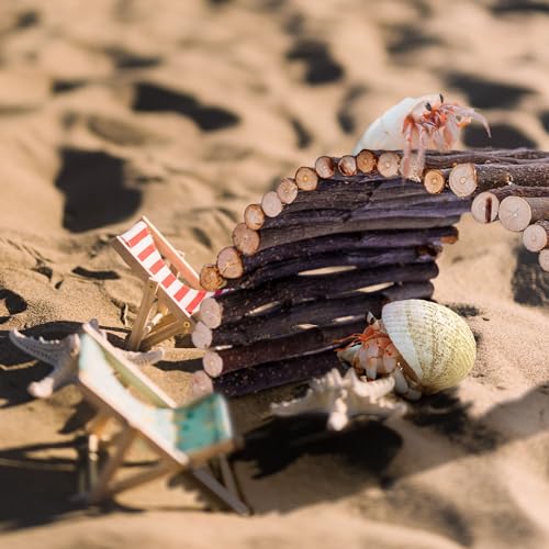 Hermit Crab Hideout,Hermit Crab Climbing Toys,Reptile Climbing Decor for Small or Medium Hermit Crab Habitat (Hermit Crabs Climb Bridges) Small Size - size: 7.87*5.9 inch