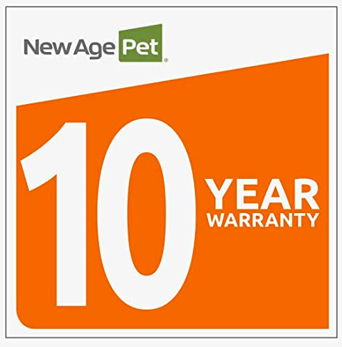 New Age Pet ECOFLEX Jumbo Cat Box Cover and End Table with Litter Box Enclosure and a 10 Year Warranty Hides Unsightly Litter Box made with Moisture & Odor Resistant Composite Material, Grey - color: Grey, size: Jumbo