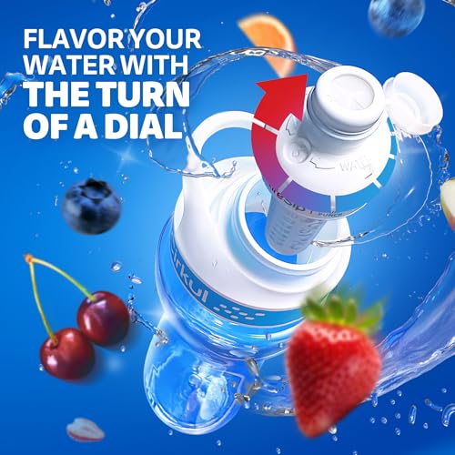 Cirkul 32oz Clear Plastic Bottle with 2 No Sugar, 0 Cal Flavored Water Sips - size: 32oz. Bottle + 2 Cartridges