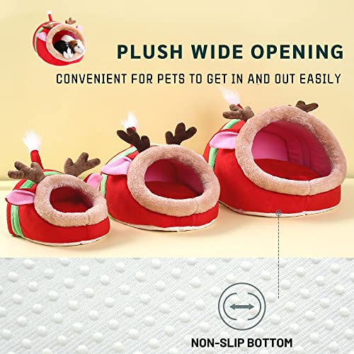 JanYoo Ferret Bed - House Hide & Cage Accessories (S, Reindeer) - color: 5-Reindeer, size: S