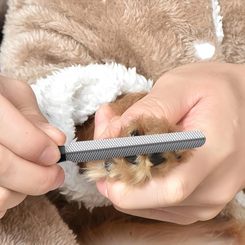 Dog Nail Clippers,Dog Nail Trimmers for Small Medium Dogs and Cats - Professional Grooming Tool with Safety Lock, Sharp Stainless Steel Blade Prevents Splitting，Includes Nail File (Yellow-mini) - size: Yellow-mini