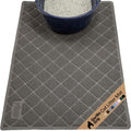 GORILLA GRIP Cat Litter Box Mat, Cushioned Coil Mesh Litter Trapping Mats, Scatter Control Supplies for Less Mess, Phthalate Free, Ultra Deep Catch Grooves, Rinse or Vacuum to Clean, 30x20 Dark Gray - color: Charcoal, style: Medium (30" x 20")