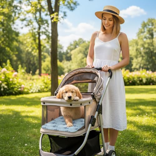 Nuanchu Dog Stroller Cooling Mat, Waterproof Gel Pet Cooling Pad for Summer, Washable Cat Sleeping Blanket, Portable Ice Gel Travel Mat for Cats, Crates, Car Seat(11.81 x 19.69 Inches,Whale) - size: 11.81 x 19.69 Inches, style: Whale