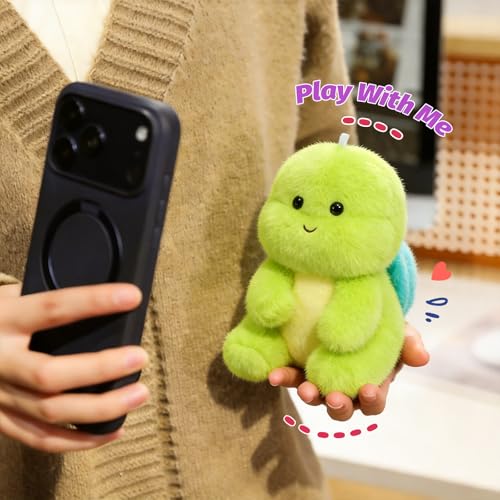 Ditucu Palm-Sized Turtle Stuffed Animals Cute Soft Plush Doll Small Plushies Toys Gifts for Kids Green 6 inch - style: Turtle B