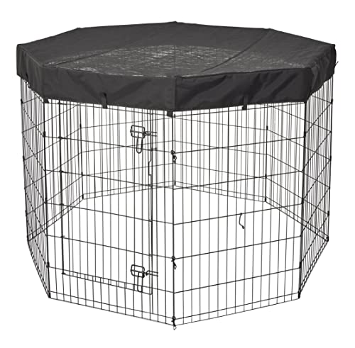 MidWest Homes for Pets Octagon Exercise Pen Fabric Mesh Top