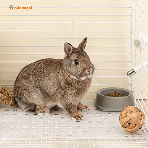 Niteangel 2pcs Rabbit Cage Mat: Durable Foot Resting Pads for Bunny Guinea Pigs Chinchillas Cats Dog and Othe Small pet