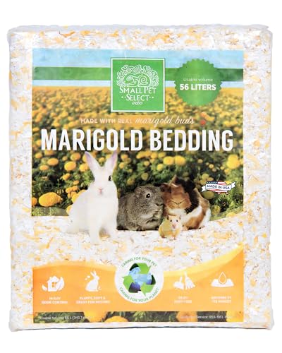 Small Pet Select Floral Paper Bedding Bundle, Rose & Marigold | Scented Odor Control, Soft Absorbent Bedding, Made in USA, For Guinea Pigs, Rabbits, Hamsters & Small Pets
