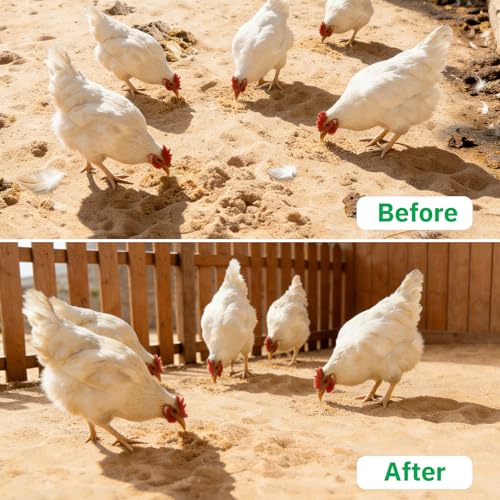 4 Pack Chicken Poop Scooper, 4" Metal Mesh Shovel | 2.0mm/2.8mm/3.8mm/5mm Holes, Chicken Coop Rake for Sand Litter, Suitable for Chickens, Cats, Rabbits, Hamsters & Reptiles - size: 4" 4 Set