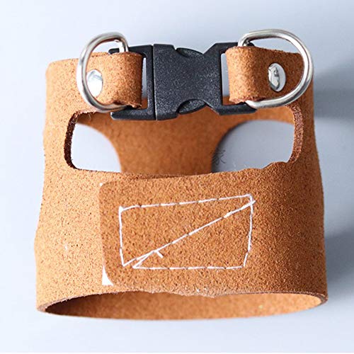Squirrel Traction Rope Strap Anti-Biting Chain Rope, Adjustable Vest, Small Animal Walking Harness with Lead Leash, Hamster Gerbil Rat Mouse Ferret Chinchilla Small Animal Walking Leash | Small Animal Walking Harness with Lead Leash/ No Neck Strain/ Stres