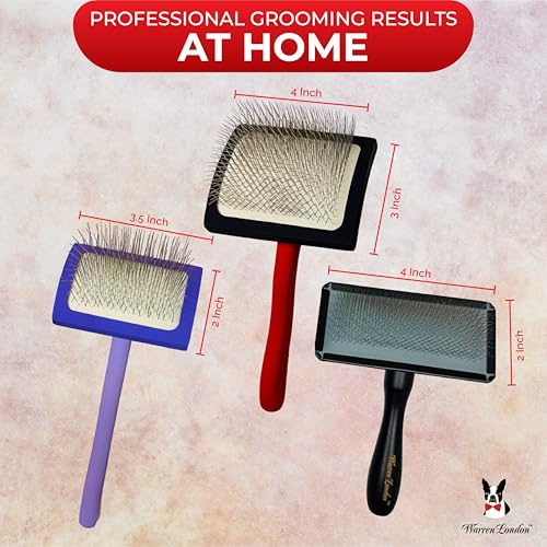 Warren London FurBreeze Pro Max Slicker Brush for Doodles & Long Coats - style: FurBreeze Pro Max Large