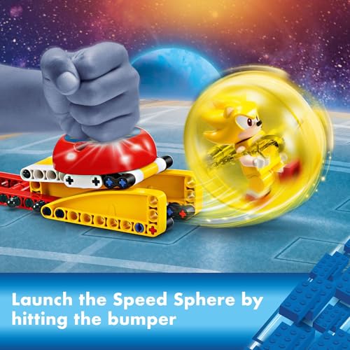 LEGO Sonic The Hedgehog: Super Sonic vs. Egg Drillster Gaming Toy with Shadow and Dr. Eggman, Toy Building Set for Boys and Girls Ages 8 and Up, 76999