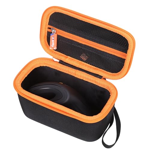 Case for ProtoArc Ergonomic Mouse, Travel Carrying Case Compatible with ProtoArc EM11 NL Bluetooth Rechargeable Wireless Vertical Mouse (Black-Orange) - color: Black-Orange