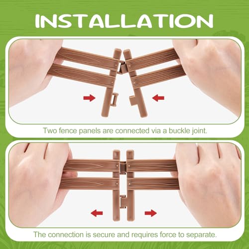 24PCS Farm Ranch Animal Fence Corral Toys for Kids Age 3-5 5-7 4-8 Years Olds Boys Girls, Educational Farm Animal Cake Toppers for Toddlers 3 4 5 6 7 8 9 10 - style: Thick Brown 24PCS