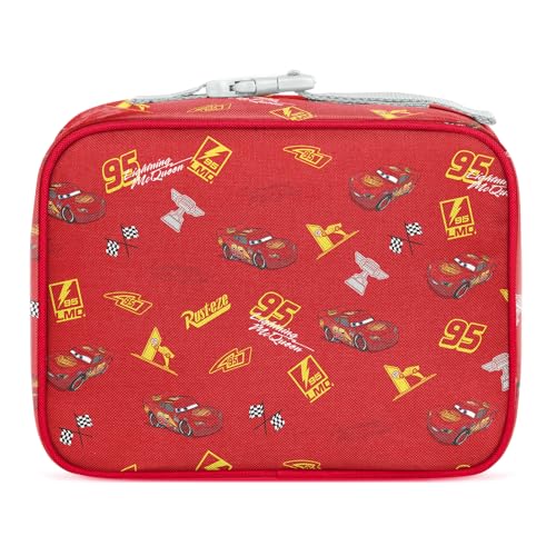 Simple Modern Disney Cars Kids Lunch Box & Insulated Lunch Bag for School | Hadley Cute Lunch Box for Girls, Boys, Toddlers | Fits Bento Box, Lunch Containers | Small Lunch Bag | Lightning McQueen - color: Disney: Cars Lightning Speed