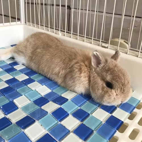 Mosaic Ice Mat for Hamsters, Rabbits and Small Pets, Summer Cooling Pad, Temperature Reducing Pet Mat