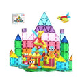 PicassoTiles Magnetic Tiles & Hedgehog 2-in1 Interlocking Brush Connector Magnet Building Blocks Construction Set Learning Playset STEM Toys Development Preschool Education Toy Toddler Age 3 Up PTE21 - style: 75 pcs 2-in1