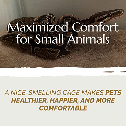 ChanvraPet All Purpose Hemp Small Animal Mat, Natural Hemp Pad, Highly Absorbent Reptile, Rabbit, Hamster & Small Guinea Pig Cage Mat, Hen & Chicken Nesting Pads, 2 Pack, Large - size: Large