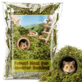 Sukh Hamster Moss - 5.6 Oz Forest Moss for Hamster Bedding Nesting Hideout Dried Moss Reptile Moss for Squirrels Hamsters Guinea Pigs Mices Small Animals Cage Accessories
