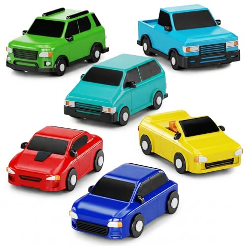Tub Works® Everyday Cars™ Watertight Baby Bath Toys, 6 Pack | Sealed, No Hole Bath Toys Design Keeps Moisture Out | Soft, Squeezable & Floating Fun | Infant, Baby & Toddler Bath Toys | Car Tub Toys - style: Passenger Cars - 6pk