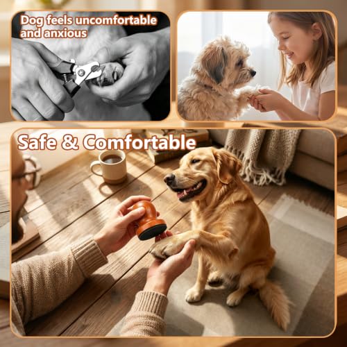 31 Pcs Dog Nail File, Wooden Manual Dog Cat Nail Filer for Scratch Board with 30 Replaceable Discs