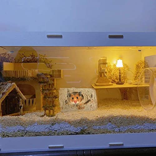 Wooden Hamster Tunnel Natural Birch Wood Tree Holes Tube Small Animal Hollow Trunk Hideout Exercise Dwarf Mice Chew Toys Cage Accessories for Chinchillas Guinea Pigs Dwarf Mouse Rat(10Pcs) - size: 【10Pcs】