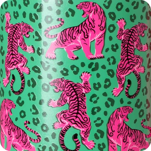 Swig Life 30oz Leak Proof To-Go Tumbler, 30oz Leak Proof Water Bottle with Handle and Straw, Large Insulated Tumblers, Cup Holder Friendly Travel Mug, Reusable Leakproof Water Bottle (Easy Tiger) - color: Easy Tiger