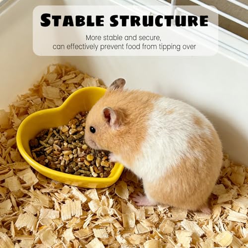 Hamster Food Bowl,Hamster Cage Accessories,Hamster Water Food Pet Bowls