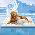 2026 Q-MAX＞0.5 Large 39"×28" Arc-Chill Double-Sided Dog Cooling Mat | Upgraded Portable Waterproof Washable, All-Season Use, Indoor&Outdoor Pet Bed Mat for Dogs&Cats - size: Large