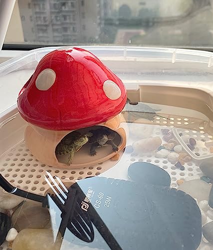 YZHZOM Ceramic Hamster Hideout - Small Animal Houses & Habitats for Mice, Gerbils, Lemmings or Other Small Pets - Accessories