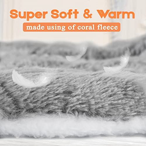 Small Animal Bed Mat, Soft & Warm, Suitable for Guinea Pig, Hamster, Rabbit, Rat and Bearded Dragon (X-Large(13.3''x9.4''), Star Red) - color: Star Red, size: X-Large(13.3''x9.4'')