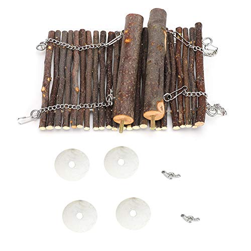 flexman Pet Summer Hammock, Small Animal Hanging Swing, Standing Resting Tools for Chinchillas, Squirrels, Rabbits, Honeybags, Guinea Pigs