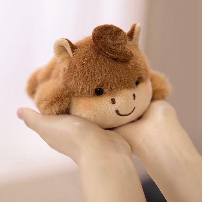 YUKOUQIAN Horse Stuffed Animal Cute Plush Doll Toy 5.5 inch for Girls Boys Christmas (pa Little Horse) - style: pa little horse