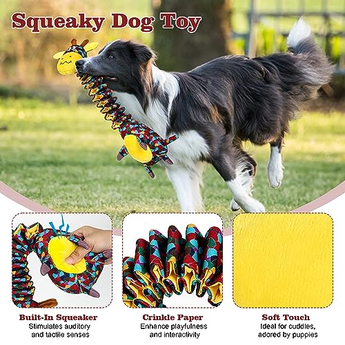 Tough Indestructible Dog Toys for Aggressive Chewers, Durable Dog Chew Toys for Large Breeds With Cotton Material & Crinkle Paper, Aggressive Chew Toys for Dogs - color: Printed