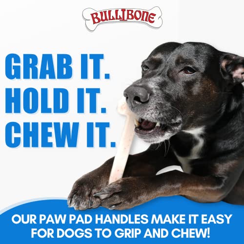 Bullibone Nylon Dog Chew Toy for Aggressive Chewers - Dental Hygiene Bone with Bacon Flavor, Durable Tough Chew Toys for Extra Large Dogs, Indestructible Dog Bone - 3 Pack - size: XL