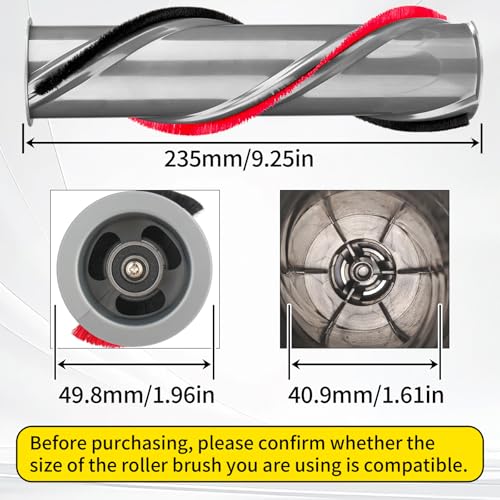 For Dyson V11 Roller Brush Replacement: For Dyson V11 Animal Absolute Cordless Vacuum - Reduce Noise Remove Pet Hair Easy To Install For Dyson Replacement Parts No 970135-01, 970100-05