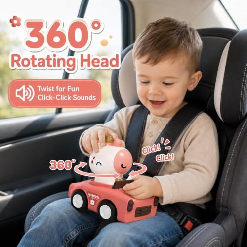 Press to Go Friction Inertia Car, Unicorn Toy Cars for Boys Girls | Animal Racing Cars Toys for Kids, Play Figure Vehicle Set, Birthday Gift for Boy Girl